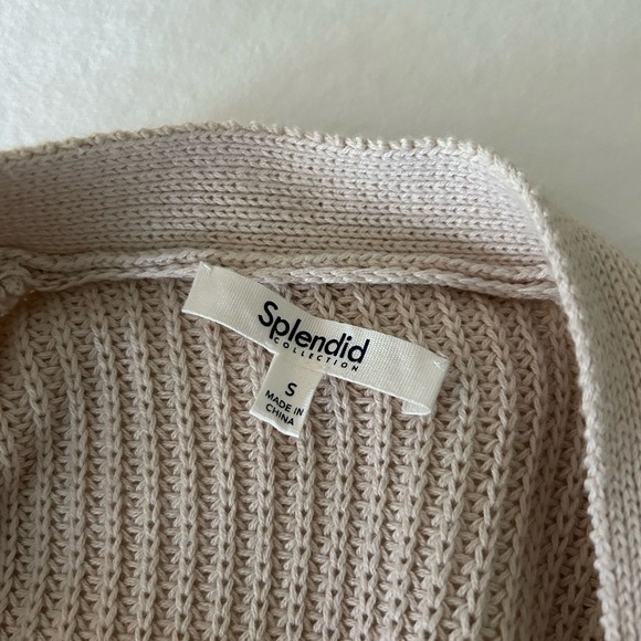 Splendid beige oversized cardigan - Picture 2 of 3